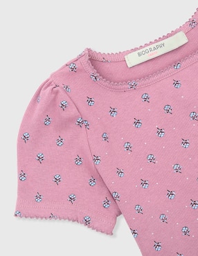 Blusa Biography para niña