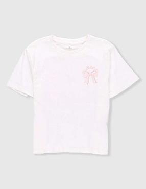 Playera Name It manga corta para niña