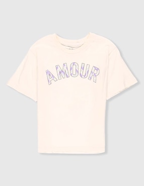 Playera Name It manga corta para niña