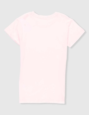 Playera Champion manga corta para niña