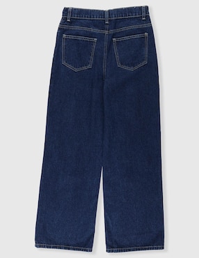 Jeans amplio That's It lavado obscuro para niña