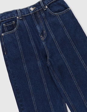 Jeans amplio That's It lavado obscuro para niña