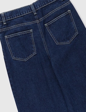 Jeans amplio That's It lavado obscuro para niña