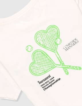 Playera That's It manga corta para niña