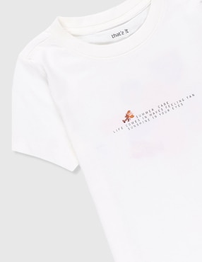 Playera That's It manga corta para niña