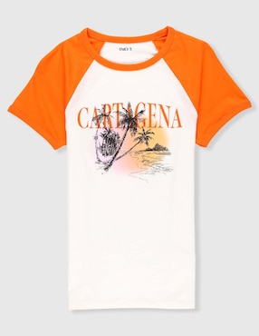 Playera That's It manga corta para niña