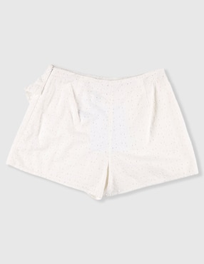 Falda short That's It de algodón para niña