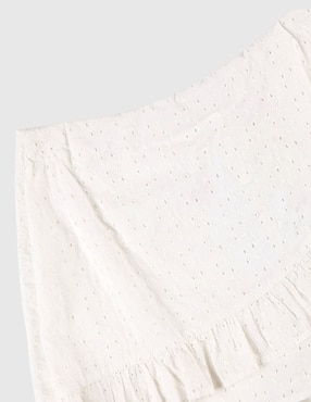 Falda short That's It de algodón para niña