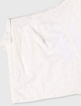 Falda short That's It de algodón para niña
