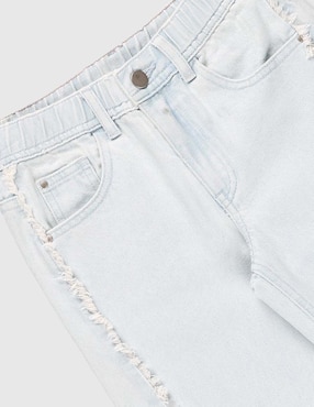 Jeans amplio That's It lavado claro para niña