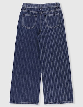 Jeans straight That's It lavado obscuro para niña