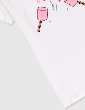 Playera Champion manga corta para preescolar niña
