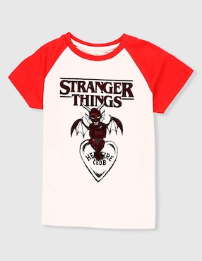 Playera That's It Stranger Things manga corta para niña