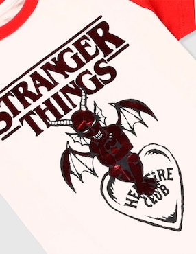 Playera That's It Stranger Things manga corta para niña