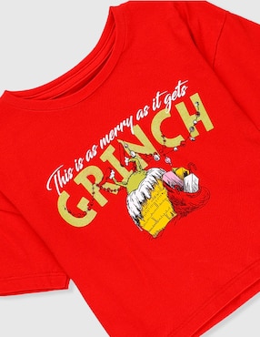 Playera That's It Grinch manga corta para niña