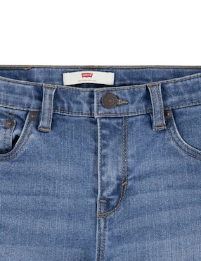 Jeans relaxed amplio Levi's 41E915-L3S lavado medio para niña