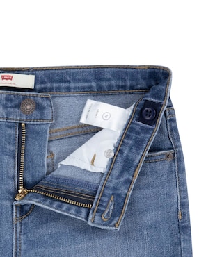 Jeans relaxed amplio Levi's 41E915-L3S lavado medio para niña