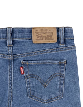 Jeans relaxed amplio Levi's 41E915-L3S lavado medio para niña