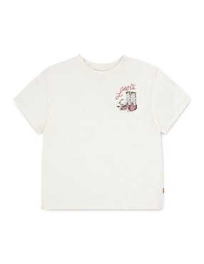 Playera Levi's manga corta para niña