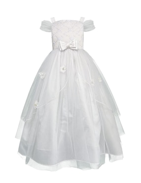 Vestido Gerat Florencia manga con pliegues para niña