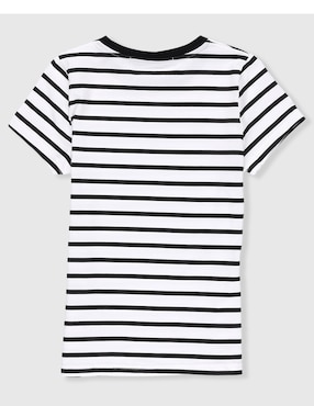 Playera Biography manga corta para niña
