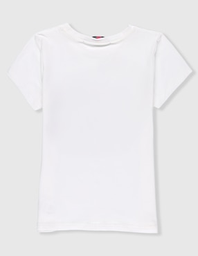Playera Biography manga corta para niña