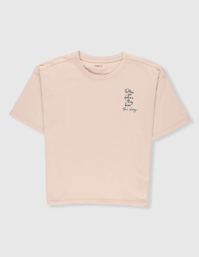 Playera That's It manga corta para niña