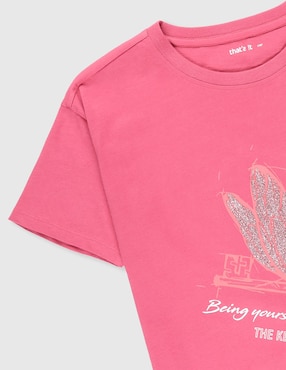 Playera That's It manga corta para niña