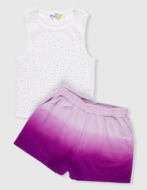 Conjunto casual That's It de algodón para niña