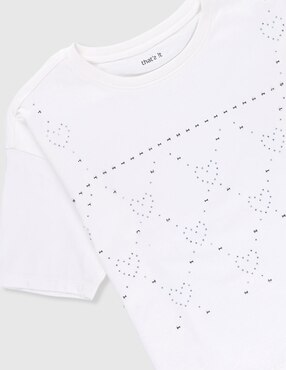 Playera That's It manga corta para niña