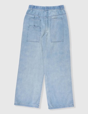 Jeans baggy That's It deslavado para niña