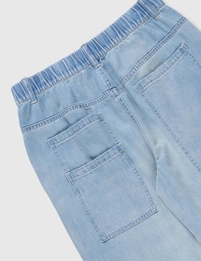 Jeans baggy That's It deslavado para niña