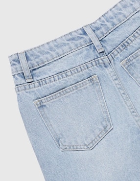 Jeans amplio That's It lavado claro para niña
