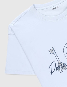 Playera That's It manga corta para niña