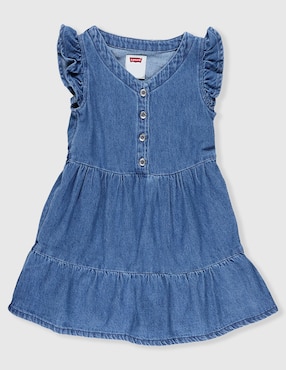Vestido Levi's sin manga para niña