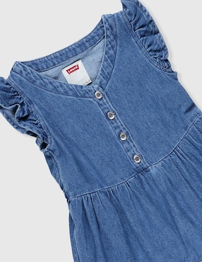 Vestido Levi's sin manga para niña