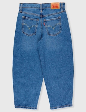 Jeans relaxed baggy Levi's lavado medio para niña