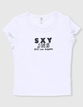 Playera Sexy Jeans manga corta para niña