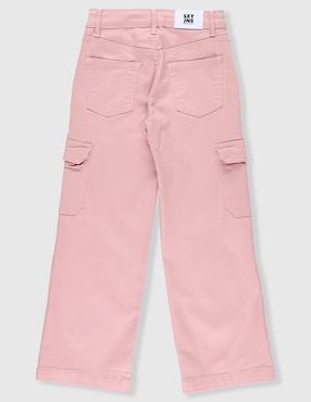 Jeans cargo amplio Sexy Jeans para niña