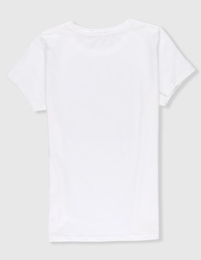 Playera Biography manga corta para niña