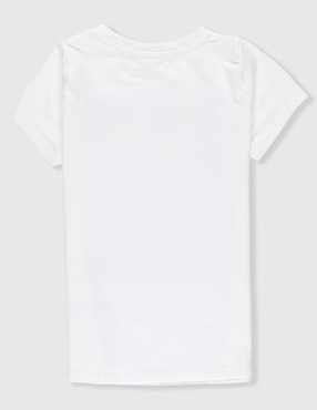 Playera Biography manga corta para niña