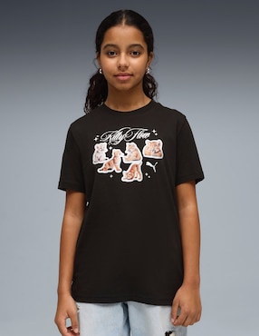 Playera Puma manga corta para niña