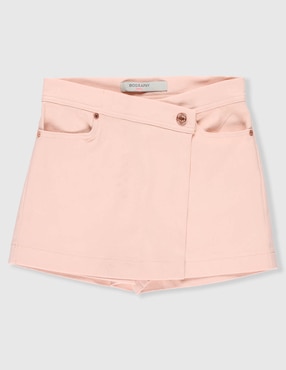 Falda short Biography de algodón para niña