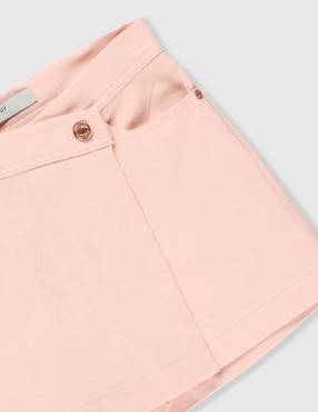 Falda short Biography de algodón para niña