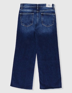 Jeans coulotte wide leg Sexy Jeans SXYKJM016 lavado obscuro para niña
