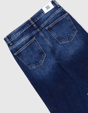 Jeans coulotte wide leg Sexy Jeans SXYKJM016 lavado obscuro para niña
