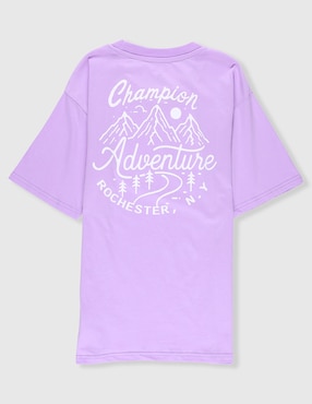 Playera Champion manga corta para niña
