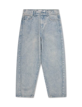 Jeans relaxed baggy Levi's lavado claro para niña