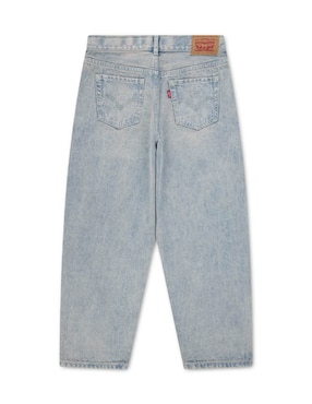 Jeans relaxed baggy Levi's lavado claro para niña
