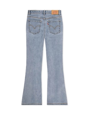 Jeans relaxed flare Levi's lavado medio para niña